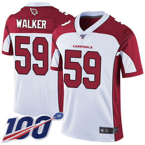 Arizona Cardinals Limited White Men Joe Walker Road Jersey NFL Football #59 100th Season Vapor Untouchable